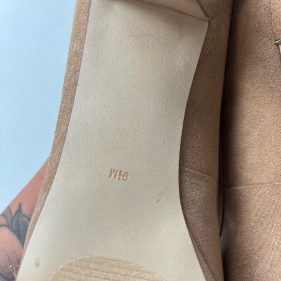 Marc Fisher Manila Suede peep toe size 9.5 - Picture 8 of 12